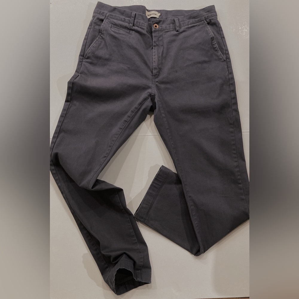 Taylor Stitch Men's Chinos - Charcoal Grey